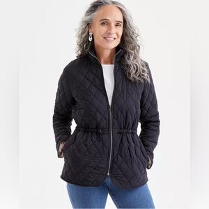 Style & Co
Women's Quilted Tie-Waste Zip Jacket